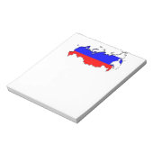 ロシアの地図 ノートパッド (回転)