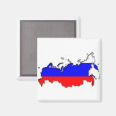 ロシアの地図 マグネット (正面/裏面)
