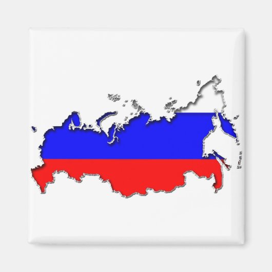 ロシアの地図 マグネット (正面)