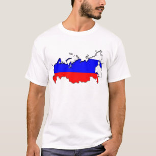 ロシアの地図 Tシャツ