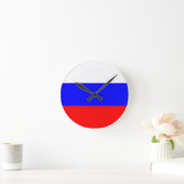 ロシアの壁時計の国旗 ラウンド壁時計 (ホーム)
