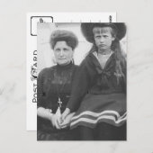 ロシアの大公爵夫人アナスタシアとツァリーナ ポストカード (正面/裏面)