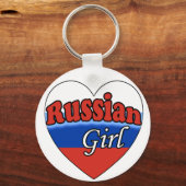 ロシアの女の子 キーホルダー (正面)
