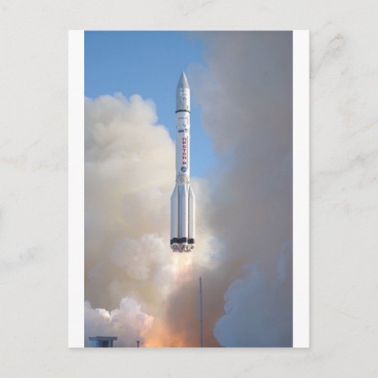 ロシアの宇宙プログラムProton launch THOR 5 ポストカード (正面)