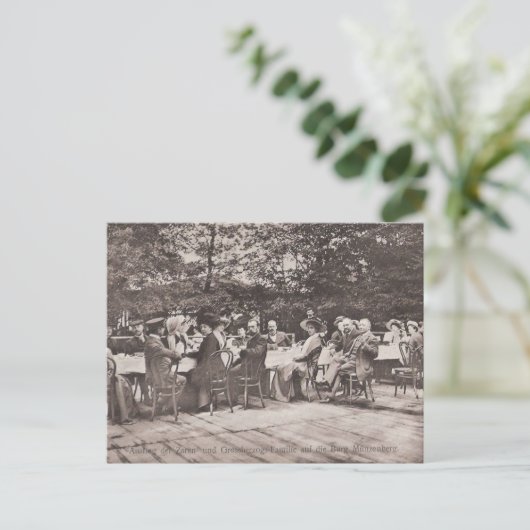 ロシアの家族のツァーとロイヤルHesseはがき ポストカード (スタンド正面)