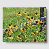 ロシアの山の野生の花のお祝いの生活 ゲストブック (裏面)