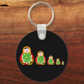 ロシアの巣人形 キーホルダー (正面)