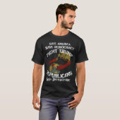 ロシアの支配者 トランプ 大統領 愛国者 MAGA 党 ワシントン Tシャツ (正面フル)