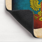 ロシアの旗が吹いている マウスパッド (コーナー)