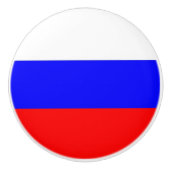 ロシアの旗とセラミックノブの引っ張り セラミックノブ (正面)