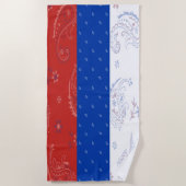 ロシアの旗のビーチタオル ビーチタオル (正面)