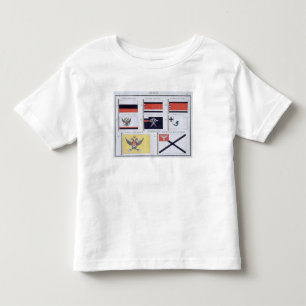 ロシアの旗のフランスのな本から、c.1819印を付けます トドラーTシャツ