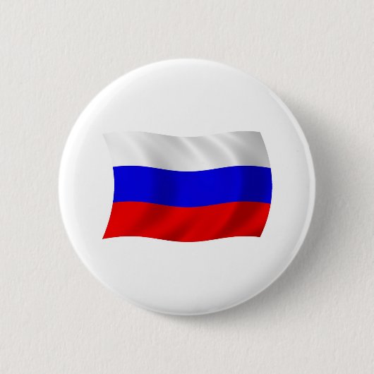 ロシアの旗のボタン 缶バッジ (正面)