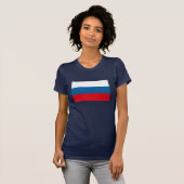 ロシアの旗のTシャツ Tシャツ (正面フル)