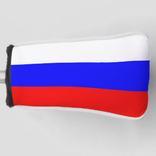 ロシアの旗を持つゴルフパターカバー ゴルフヘッドカバー