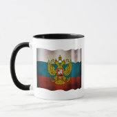 ロシアの旗を振っている マグカップ (左)