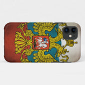 ロシアの旗を振っている Case-Mate iPhoneケース (裏面(横))