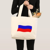 ロシアの旗トートバッグ ラージトートバッグ (正面(商品))
