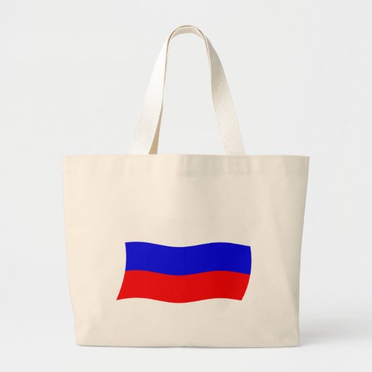 ロシアの旗トートバッグ ラージトートバッグ (正面)
