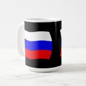 ロシアの旗マグカップ コーヒーマグカップ (正面左)