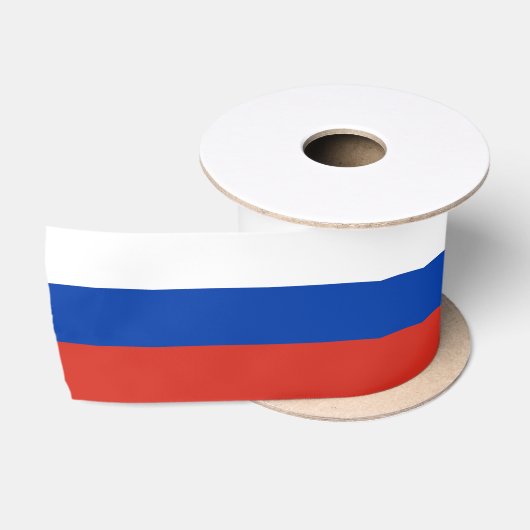 ロシアの旗 サテンリボン (リール)