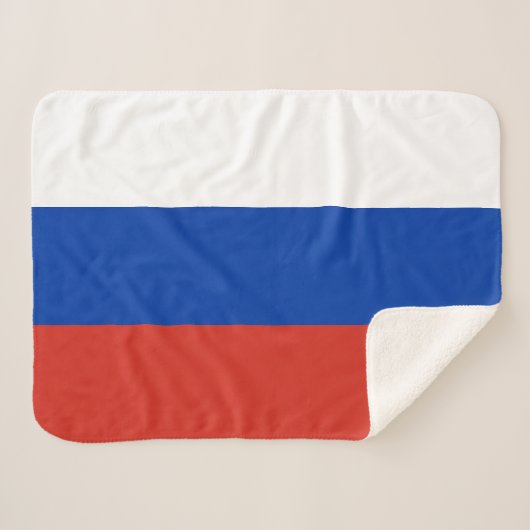 ロシアの旗 シェルパブランケット (正面(横))