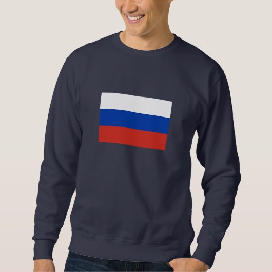 ロシアの旗 スウェットシャツ (正面)