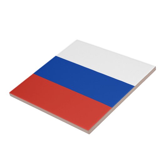 ロシアの旗 タイル (側面)