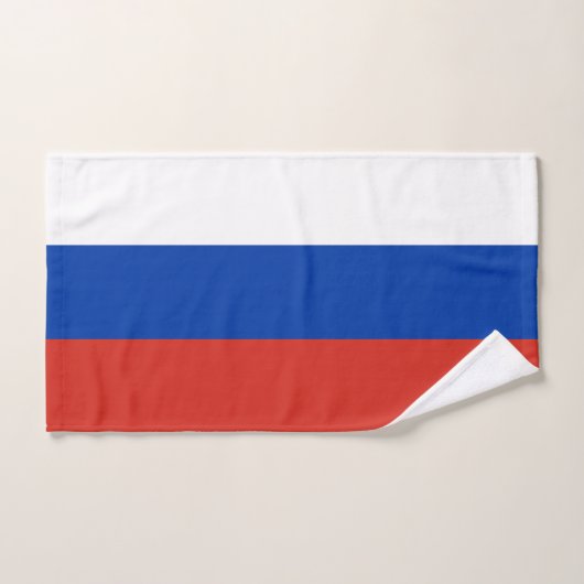 ロシアの旗 バスタオルセット (ハンドタオル)
