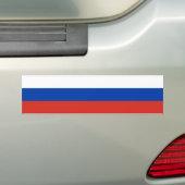 ロシアの旗 バンパーステッカー (車上)