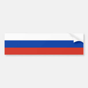 ロシアの旗 バンパーステッカー