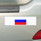 ロシアの旗 バンパーステッカー (車上)