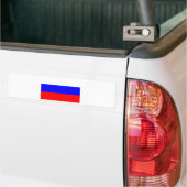 ロシアの旗 バンパーステッカー (トラック上)