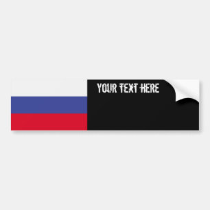 ロシアの旗 バンパーステッカー
