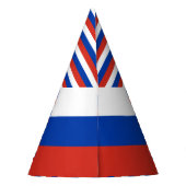 ロシアの旗 パーティーハット (裏面)