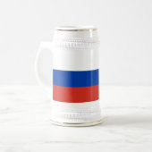 ロシアの旗 ビールジョッキ (正面左)