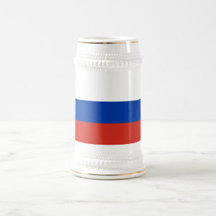 ロシアの旗 ビールジョッキ