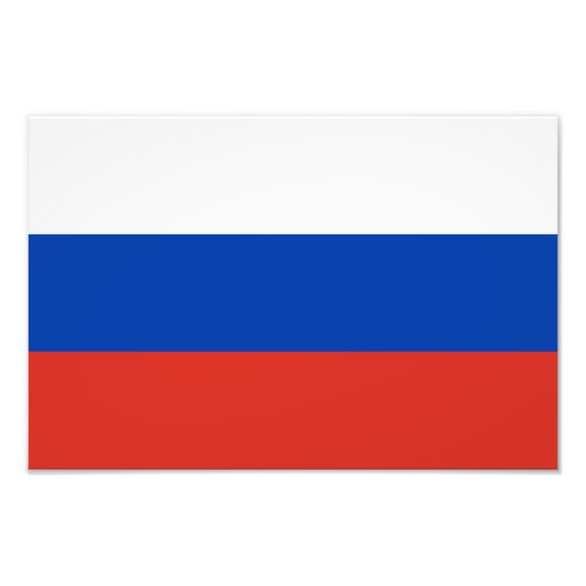 ロシアの旗 フォトプリント            (正面)