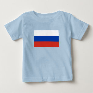ロシアの旗 ベビーTシャツ