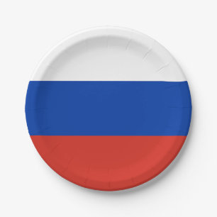 ロシアの旗 ペーパープレート