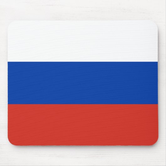 ロシアの旗 マウスパッド (正面)