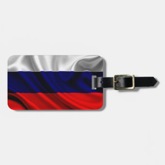 ロシアの旗、ロシアのな旗 ラゲッジタグ