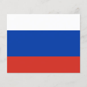 ロシアの旗 - ロシア国旗 - トリコロール チラシ