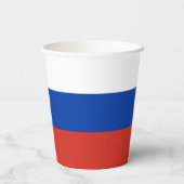 ロシアの旗 紙コップ (裏面)