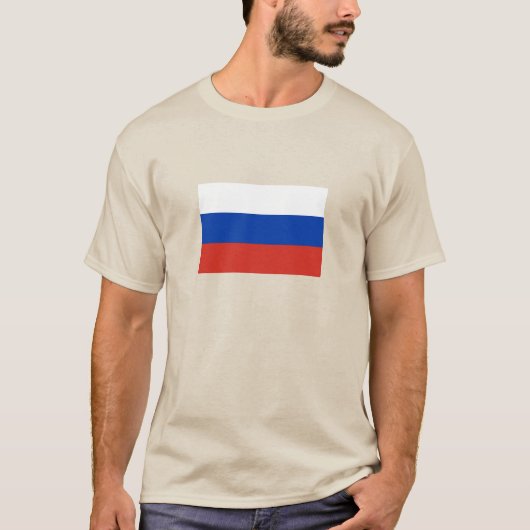 ロシアの旗 Tシャツ (正面)