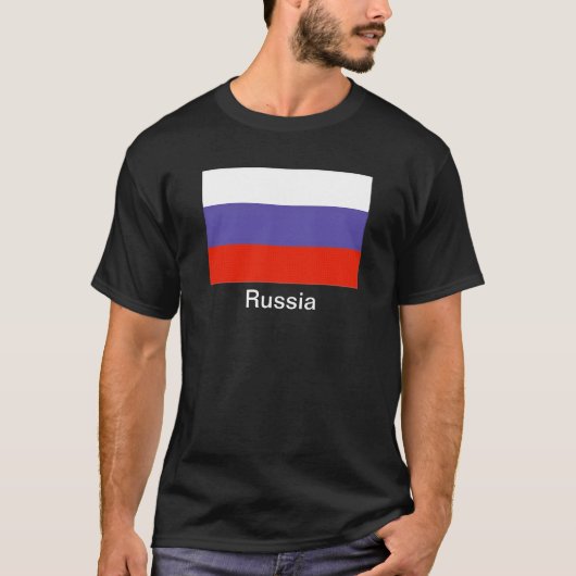 ロシアの旗 Tシャツ (正面)