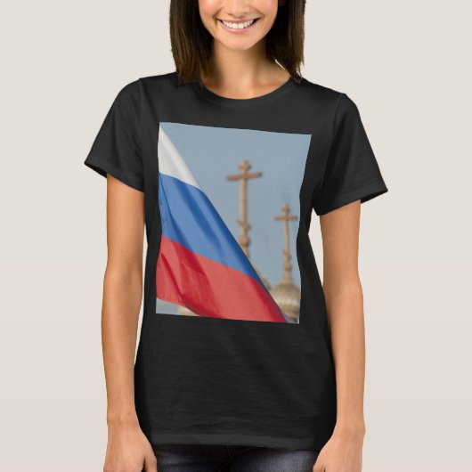 ロシアの旗 Tシャツ (正面)