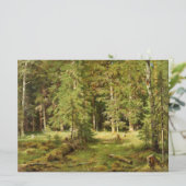 ロシアの林(素朴横) （緑の森） カード (スタンド正面)