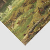 ロシアの林(素朴横) （緑の森） 薄葉紙 (詳細)