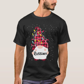 ロシアの格言マッチングファミリーグループクリスマスライフ Tシャツ